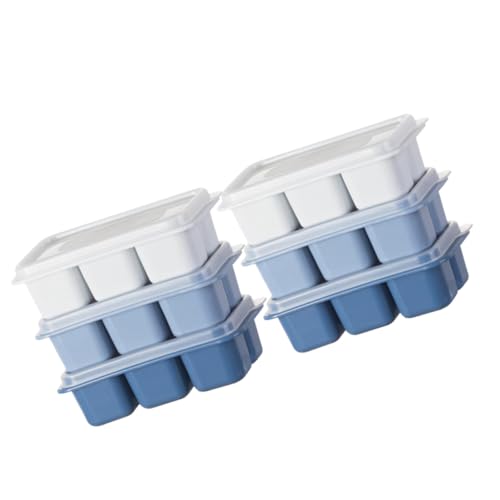 Molde para cubitos de hielo con tapa 6 piezas GLEAVI miniatura 1