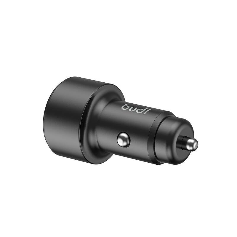 Budi - PD+QC3.0 Car Charger - 48W Smart Fast Charging - LED Display