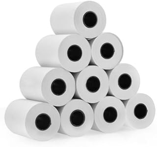 BrightPocket 20 Rolls Thermal Roll BPA Free 57mm x 40mm Credit Card Machine Roll PDQ Roll Cash Register Roll Till Roll