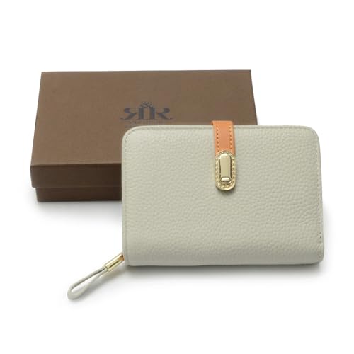 2R Genuine Leather Wallet with Storage, Buckle Closure4