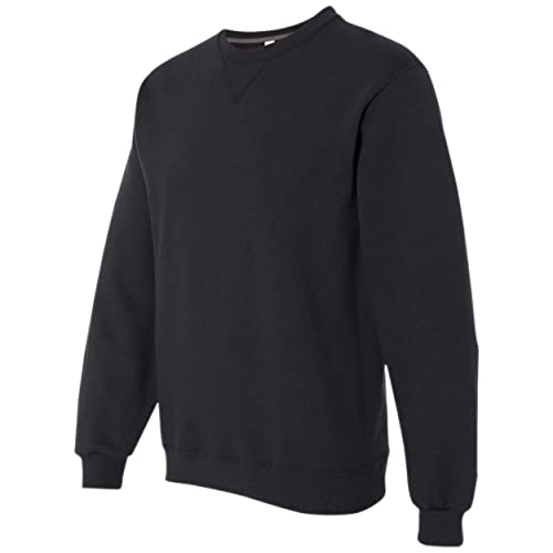 Fruit Of The Loom Men's Crew Sweatshirt (2 Pack), Black, X-Large #TOP7