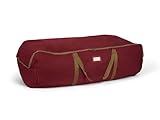 Covermates Keepsakes Garland Duffle Bag – Durable Polyester, Reinforced Handles, Fits up to 25 Foot Garland Depending on Thickness - Holiday Storage-Red