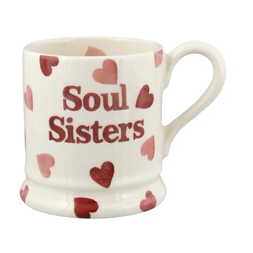 Emma Bridgewater Taza Grande de 1/2 Pinta (300 ml) - Tazas de Ceramica Para Desayuno, Cafe, Capuchino, Café con Leche o Té, Diseños Originales y Bonitos, Mug nas de corazones rosas Emma Bridgewater Taza Grande de 1/2 Pinta (300 ml) - Tazas de Ceramica Para Desayuno, Cafe, Capuchino, Café con Leche o Té, Diseños Originales y Bonitos, Mug nas de corazones rosas
