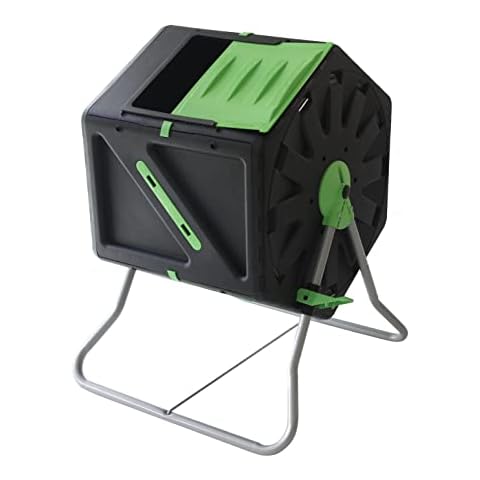 Dual 105 Litre (x2 105L each) Tumbling Composter - Speeds up process - Effortless turning - Easy to assemble - Aeration and mixing system - Heavy Duty structure - Suitable for year round use Cover