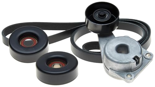 Kit de tensor de correa ACDelco ACK061025 automatico con poleas y correa auxiliar de repuesto