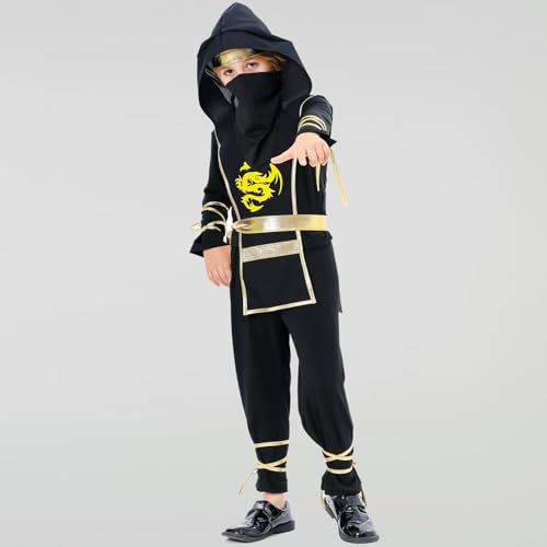 Disfraz completo Ninja para niños talla S 4-5 años miniatura 4