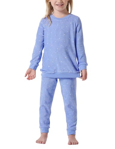 Schiesser Mädchen Schlafanzug Warme Qualitäten Frottee - Fleece Interlock...