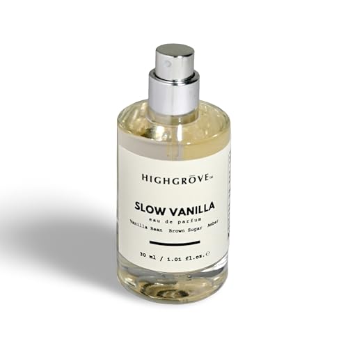 Image of Slow Vanilla Premium Eau De Parfum 30ml, Sweet, Warm, Gourmand & Amber, Soothing Fragrance, Long Lasting Perfume Spray For Men & Women