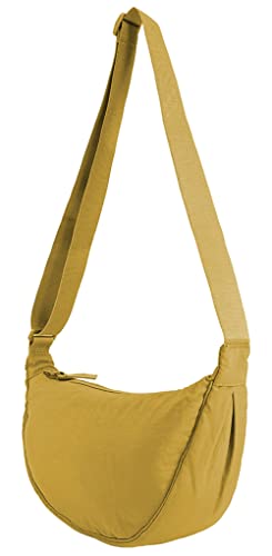 Image of Crossbody Bag Hobo Sling Crescent Bags Women Men Trendy Small Shoulder Bag Purse Dumpling Casual Handbag Adjustable Strap