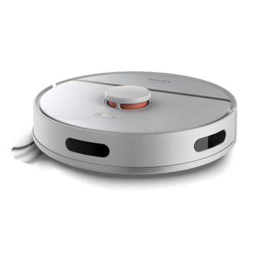PHILIPS XU3000/02 Aqua Islak ve Kuru 3000 Serisi Temizlik Robotu, 4000 Pa Emiş Gücü, Tek Şarjla 230 Dakikaya Kadar Temizlik, LiDAR