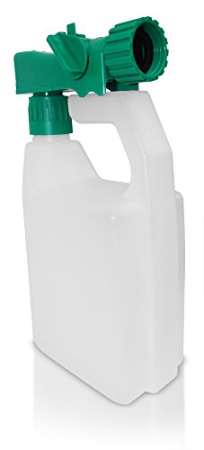 Refillable Multipurpose Hose Sprayer Bottle - Empty Ready-to-use Sprayer 3 oz per Gallon, Reusable, holds 32 ounces - Best for fertilizer, pesticides, herbicides, car wash and any other outdoor liquid