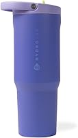Vista 16 de HydroJug Sport Botella de acero inoxidable con popote, aislada al vacío, de 20 onzas, a prueba de fugas, diseño ergonómico, reutilizable, apta