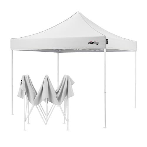 La Mejor Recopilación de Toldos los preferidos por los clientes. 47 VANLIG | Toldo Plegable Tipo Americano 3x3m para Exterior | Estructura Reforzada, Impermeable y Protección UV | Altura Ajustable | Ideal para Eventos, Jardín, Ferias y Fiestas -...