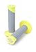 ProTaper Neon Yellow/Grey Clamp-On Pillow Top Grips Pair for Most 2-Stroke and 4-Stroke Motocross Models 021673