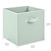 Stero 13x13x13 Inch Fabric Storage Bins 6 Pack Fun Colored Durable Storage Cubes with Handles Foldable Cube Baskets for Home, Kids Room, Closet and Toys Organization Multi Colors