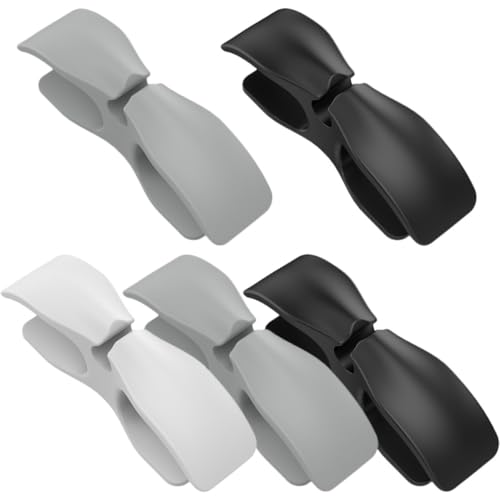 SHERCHPRY Organizador de Cables Adhesivo para Sujetar y Proteger Cables en Cocina 5 Unidades Pegamento Flexible para Electrodomésticos de Cocina