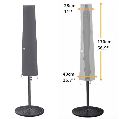 image for Garden Balsam Umbrella Cover for 6ft to 9ft Patio Umbrellas, Waterproo