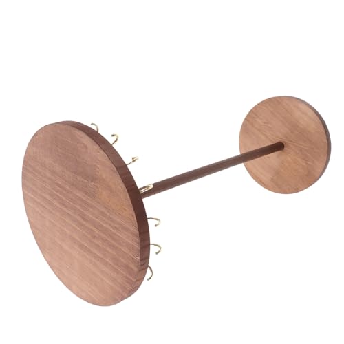 Soluzione per appendere in modo ordinato: grazie al design con gancio circolare, il supporto per collane può contenere facilmente collane, orecchini e portachiavi, mantenendo ogni pezzo visibile e in ordine. organizzatore per collane da appendere, porta collane