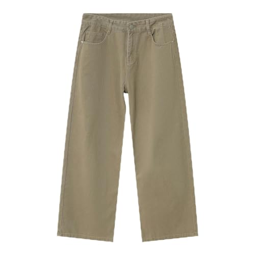 Jean ample style coréen taille mi-haute pour affiner la silhouette sans serrer les hanches - 7