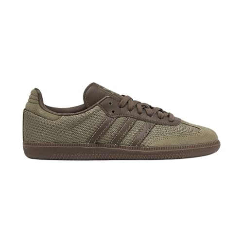 Image of adidas Originals Samba Mens Sneakers, Orbit Green /Cargo Brown /Gum, Size 7