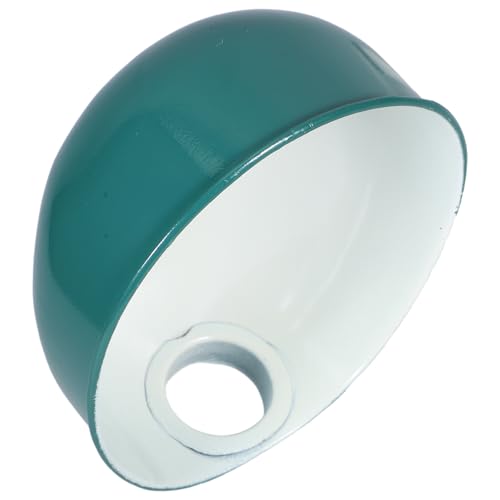 HONITANO Oval Green Workbench Lamp Shade Aluminum Alloy Industrial Workshop Light Cover Protective Lamp Shade Replacement for Machine Tool Lighting