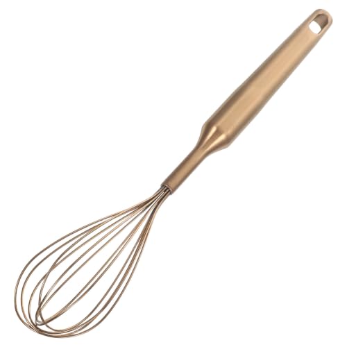Uonlytech Batidor de Huevos de Acero Inoxidable 304 Capacidad de Batido Rápido y Almacenamiento Fácil, Adecuado para Repostería y Cocina Profesional