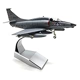 AZIZAT 1:72 Airplane Model US Navy A-4 Skyhawk Alloy Fighter Model Display Die-Cast Aircraft Model Plane for Collection Or Gift