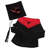 FUNNETOYU 1juego Ropa De Graduación para Muñecas Accesorios De Sombrero y Conjunto De Vestir para Muñecas para Regalar Ocasiones Especiales