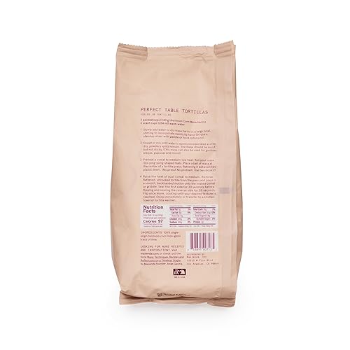 Masienda Heirloom White Corn Masa Harina/Flour 2.2 LB (Pack of 2) - Nixtamalized Corn Flour Perfect for Corn Tortillas, Tamales, Tostadas, Pupusas, Arepas and More. Gluten-Free, Non-GMO