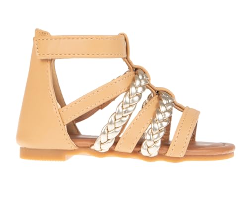Bebe Girls' Gladiator Sandals - Girls Cute Braided Strappy Sandals thumb #1