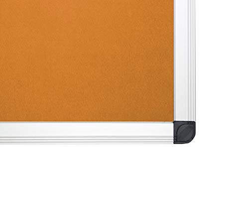 Fire Retardant Orange Felt Noticeboard Office, Home and Schools – 1200mm x 900mm - Image 2