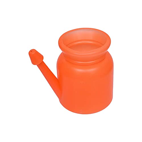 AtomicSurgicals Plastic Orange Neti Pot (450 ml)