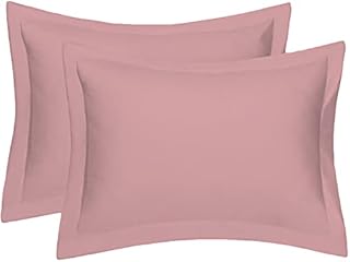 Oxford Pillow Cases 2 Pack Soft Luxury Bedroom Pillow Cover Pair (Orange)