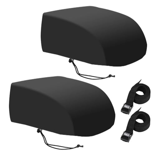 2 fundas de aire acondicionado para caravana, para invierno, para caravana, remolque, para techo, compatible con Dometic Brisk II, Coleman Mach I, II, III, Mach 3 Plus, cubierta protectora a prueba de