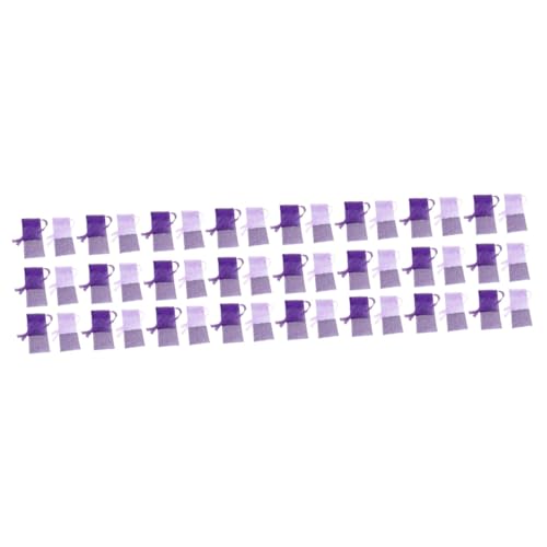 Bolsas de Organza con Cordón Lavanda 96pcs miniatura 1