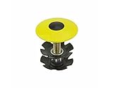 Alta Headset Alloy Bike Headset Tap 1 1/8' Caps, Multiple Colors (Yellow)