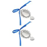 TINEASUR Charms de Fotos para Pulseras 2piezas Base Colgante de Aleación y Vidrio, Resistente al Desgaste y Rotura, Adecuado para Ramo de Boda Elegante