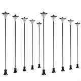 【et utilisation】Ces lampadaires LED sont livrés complets avec des fils et des LED, ce qui rend l'installation sans tracas. connectez-les à une source d'alimentation avec une tension de 6 V ou 3 V, et ils peuvent être facilement allumés.