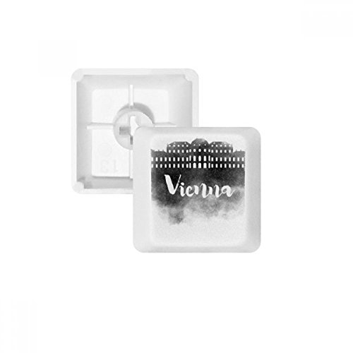Keycaps PBT Vienne Autriche pour clavier mécanique OEM multicolore blanc