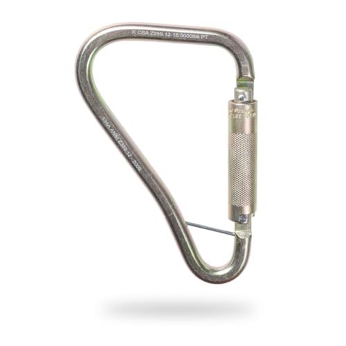 Image of Malta Dynamics Fall Protection Carabiner Clip, High Strength Professional Grade, OSHA /ANSI Compliant