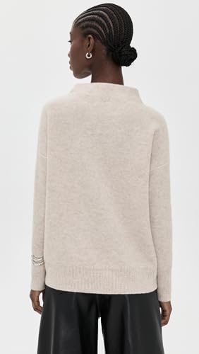 Vince Women's Boiled Cashmere Funnel Neck Pullover3