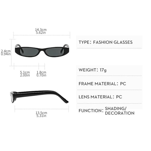 willochra Small Rectangle punk Sunglasses Women 90s Retro Shades UV400 Men Fashion Gradient Popular Sun Glasses3