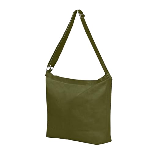 Image of Women's blank large Size Canvas Crossbody Tote Handbags Shoulder Bag Hobo Casual Tote Diy /gifts