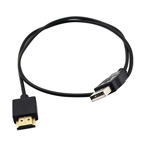 Image of USB to HDMI Cable Male Charger Cable Splitter Adapter for HDTV DVD