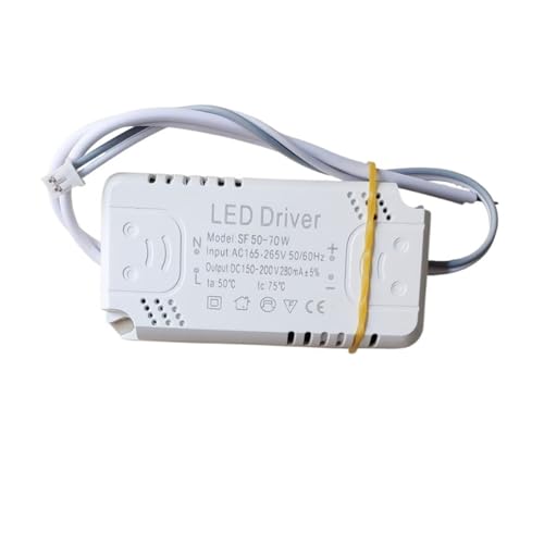 Adaptateur de pilote de LED non isolant AC165-265V pour remplacement de plafonnier 50-70W