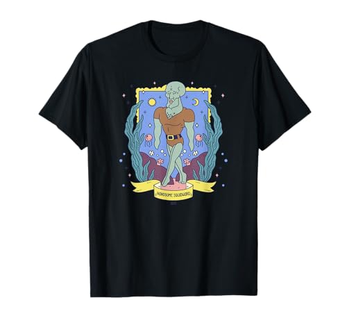SpongeBob SquarePants Handsome Squidward Tarot Card Portrait T-Shirt