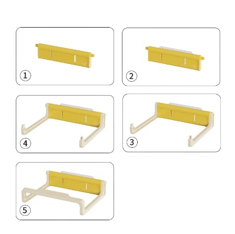 FYCAN Bathroom Storage Rack, Washbasin, Self-Adhesive Washbasin Stand for Bathroom,Wall-mounted Storage Rack, Draining Storage, Foldable, Bath Storage,Versatile Washbasin Stand 4