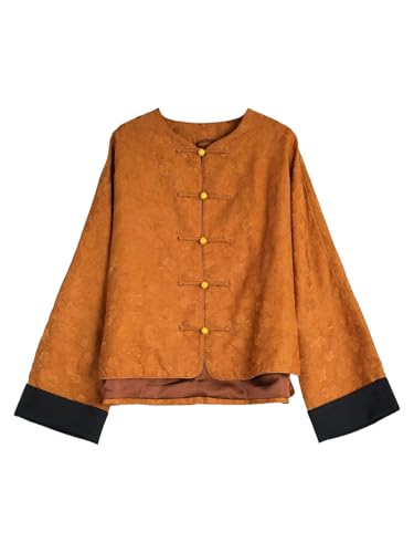 Veste légère en soie jacquard floral HangErFeng pour vos soirées d'été