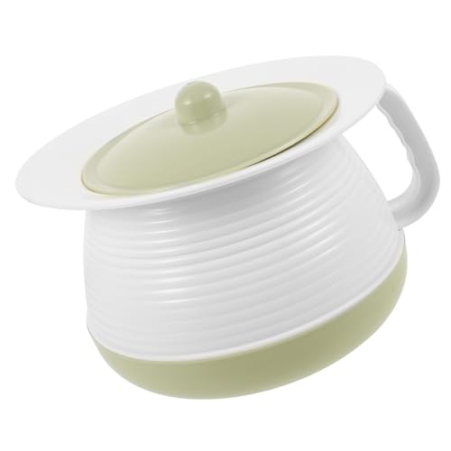 BEBEMOKO 蓋付きプラスチック小便器 便器 夜間用 子供用 高齢者用 ポータブルトイレ 尿ポット 家病院兼用 持ち運び便利 簡易トイレ