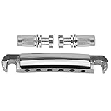 Juego de cordal de guitarra de aleación de zinc O-Matic para piezas de guitarra, color plateado, negro, dorado, disponible para puente de guitarra, afinación O-matic Bridge Tailpiece